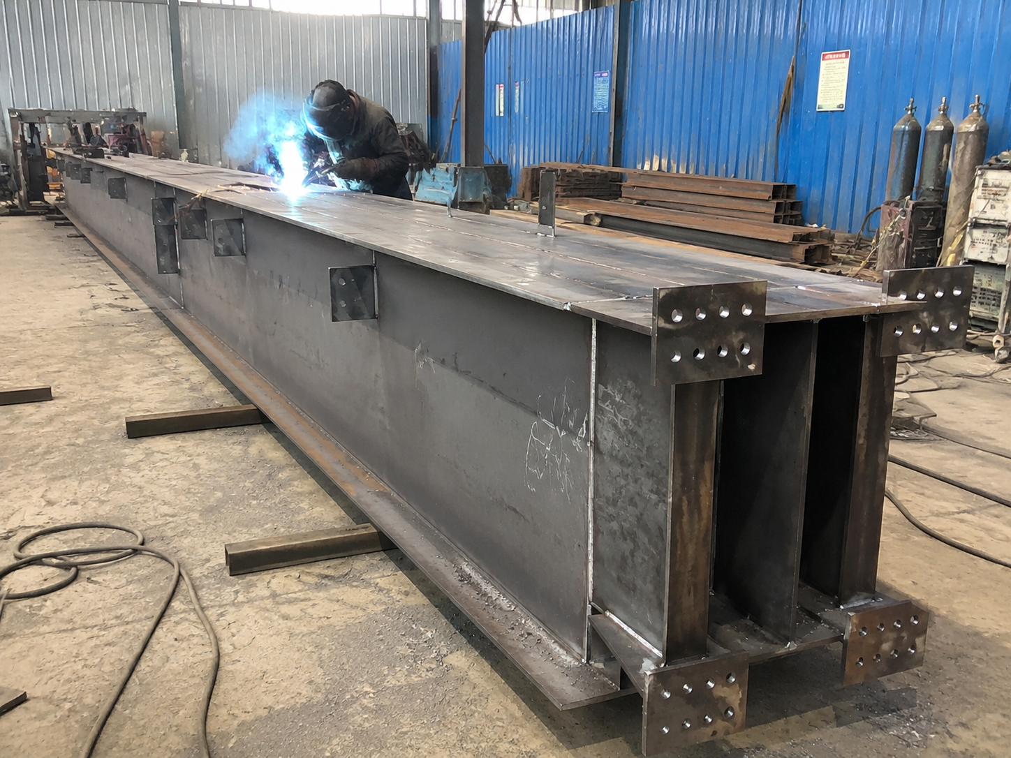 Welded H-Section Main Frame