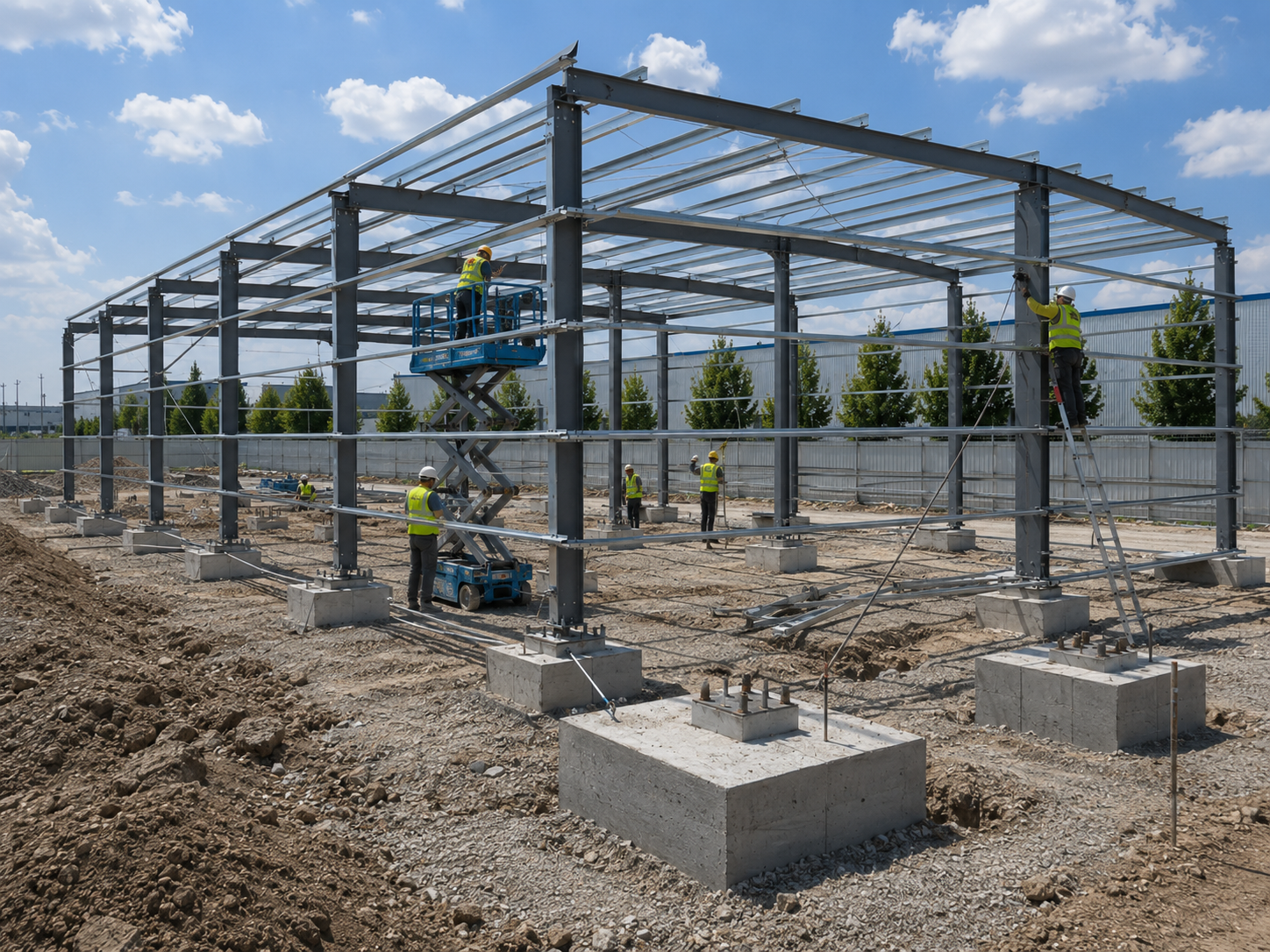 Step 5 - Secondary steel installation
