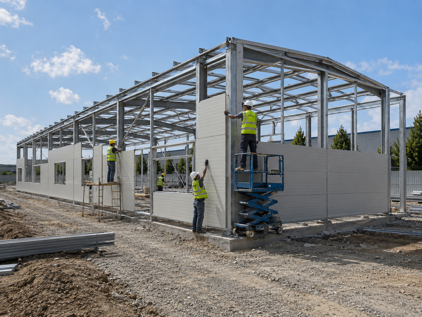 Step 7 - Wall panel installation