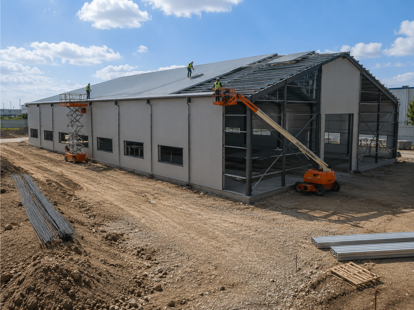 Step 9 - Roof panel installation